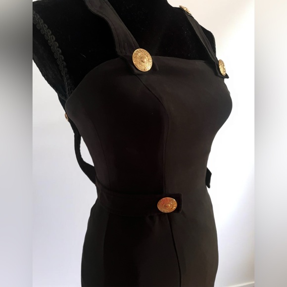 Authentic Versace collaboration with H&M 2011 collection Black Dress sz 6 - Picture 11 of 12